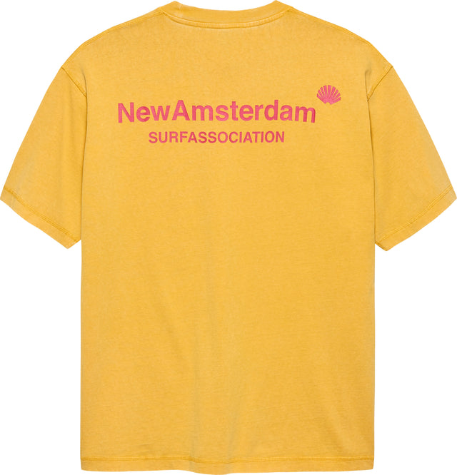 LOGO TEE SUN YELLOW/DEEP RED