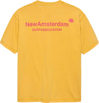 LOGO TEE SUN YELLOW/DEEP RED