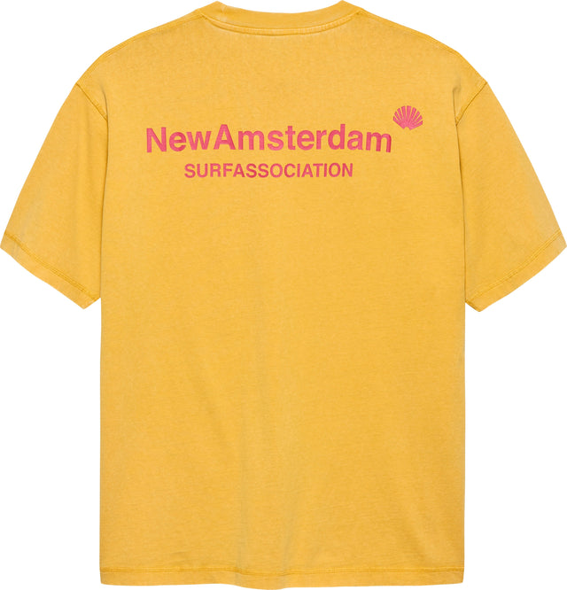 LOGO TEE SUN YELLOW/DEEP RED