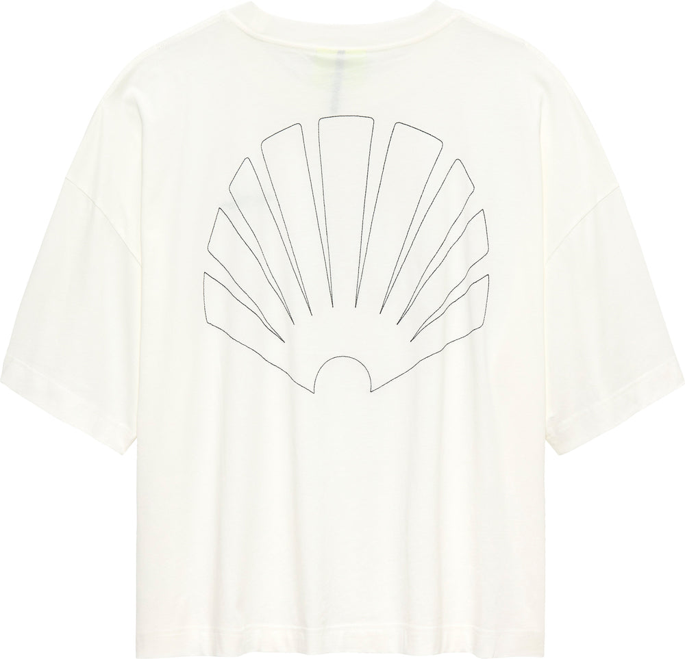 BIG LOGO TEE WASHED WHITE