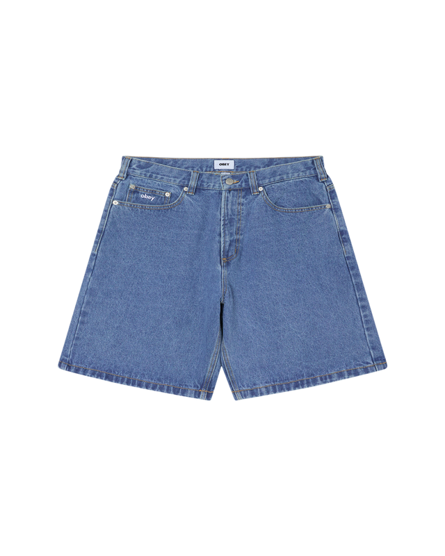 Bigwig baggy denim short - Light Indigo