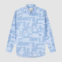 Allover Shirt — Allover Print Blue