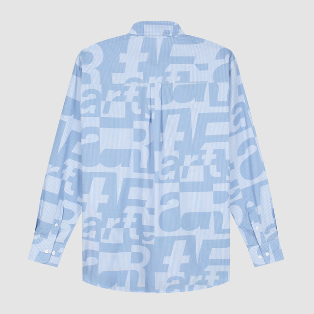 Allover Shirt — Allover Print Blue