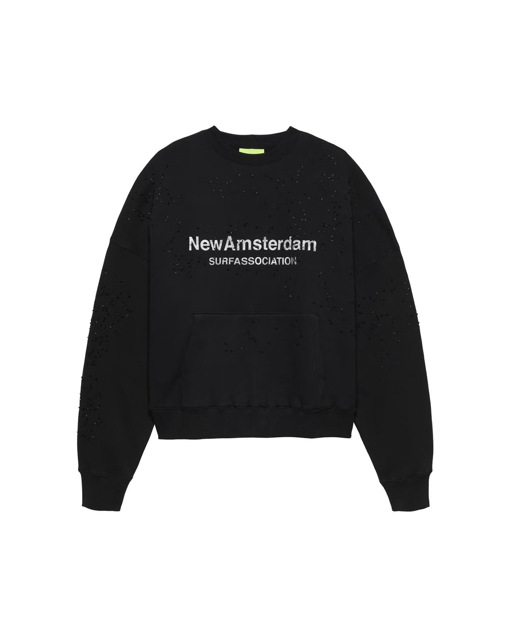 WORKED LOGO CREWNECK STRASS
