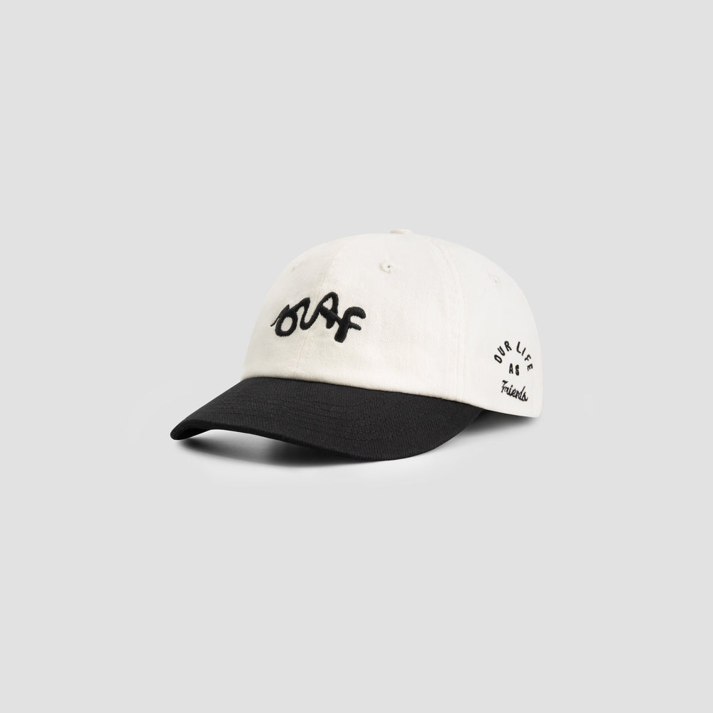 Varsity Cap - Cream/Black