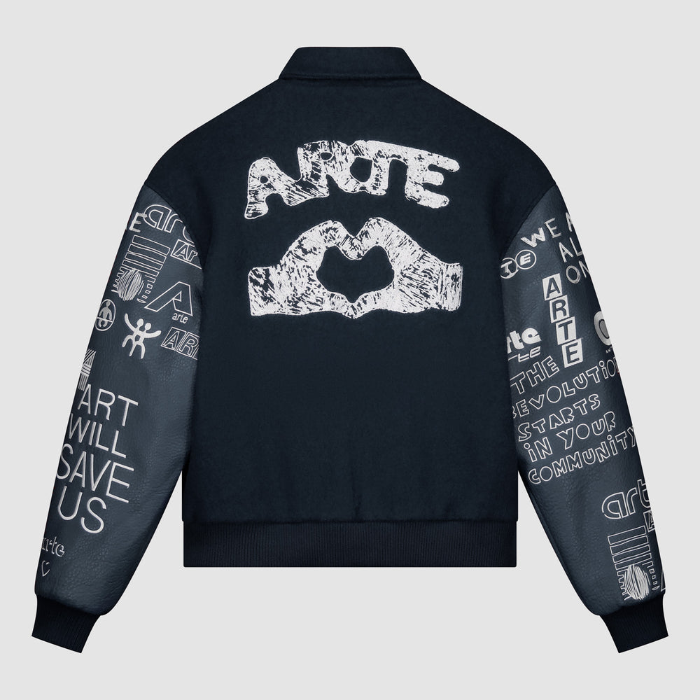 Art Saves College Jacket - Navy
