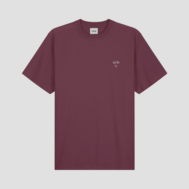 Arte Heart T-shirt van Arte Antwerp in de kleur rood