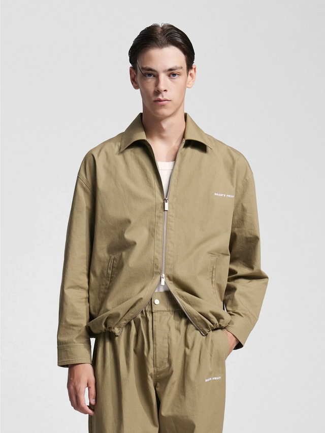 Ripstop Text Logo Jacket van Bram's Fruit — afbeelding 2 van 2