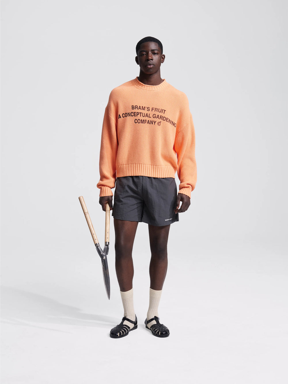 Stamp Knit - Orange - Orange
