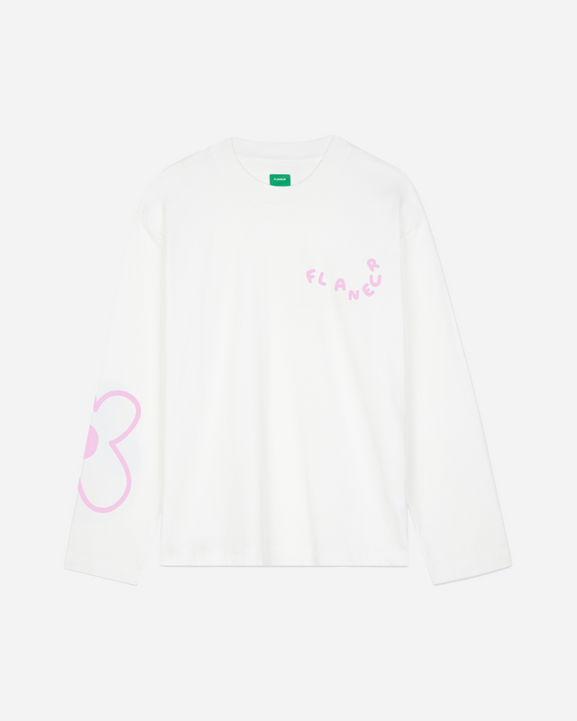Blossom Long Sleeve van Flaneur in de kleur wit