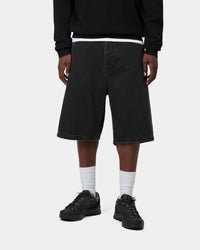 Landon Short van Carhartt WIP in de uitvoering Black stone washed — afbeelding 2 van 4