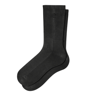 Carhartt WIP Hudson Socks Black / Chalk Wash Product Shot 01