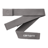Carhartt WIP C-Logo Belt Tonal Silver Pine / White Product Shot 01