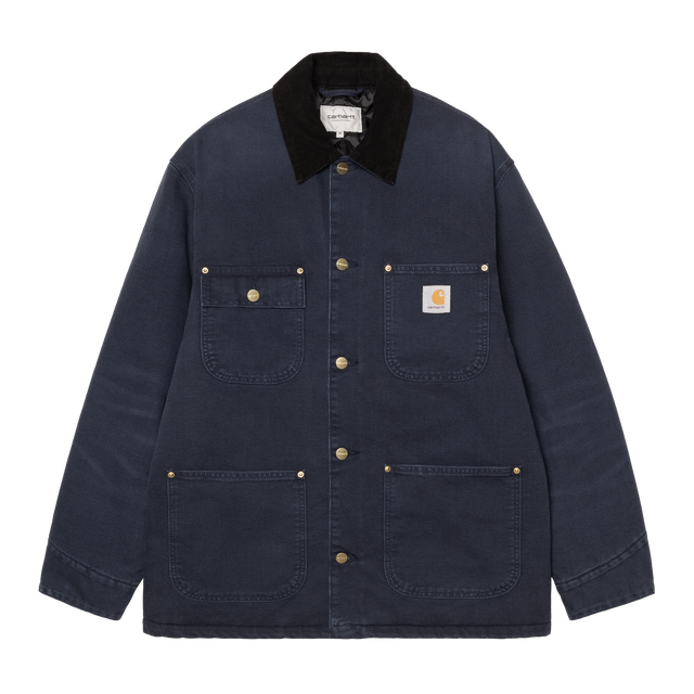 Carhartt WIP OG Chore Coat Tobacco / Black Stone Canvas Product Shot 01