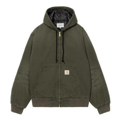 Carhartt WIP OG Active Jacket Tobacco Stone Canvas Product Shot 01