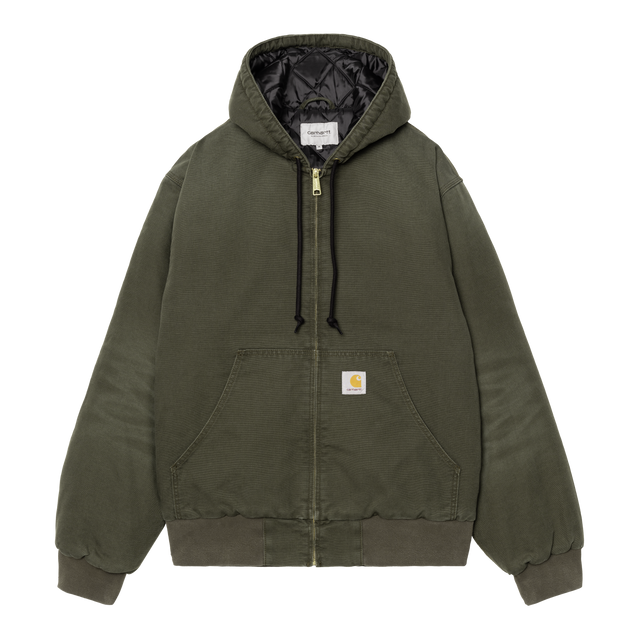 Carhartt WIP OG Active Jacket Tobacco Stone Canvas Product Shot 01