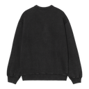 Carhartt WIP Faded Pond Corps Sweat Black Heavy Stone Wash Product Shot 02