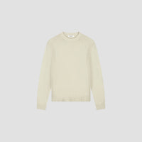 ESSENTIAL KNITTED CREWNECK van OLAF HUSSEIN in de uitvoering Chocolate — afbeelding 3 van 4