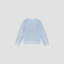 WASHED KNITTED ESSENTIAL CREW NECK van OLAF HUSSEIN in de uitvoering Windsurfer — afbeelding 4 van 4