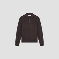 OVERSIZED KNITTED POLO van OLAF HUSSEIN — afbeelding 3 van 4