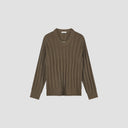 KNITTED V-NECK van OLAF HUSSEIN in de uitvoering Treehouse — afbeelding 3 van 4