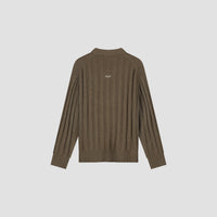 KNITTED V-NECK van OLAF HUSSEIN in de uitvoering Treehouse — afbeelding 4 van 4