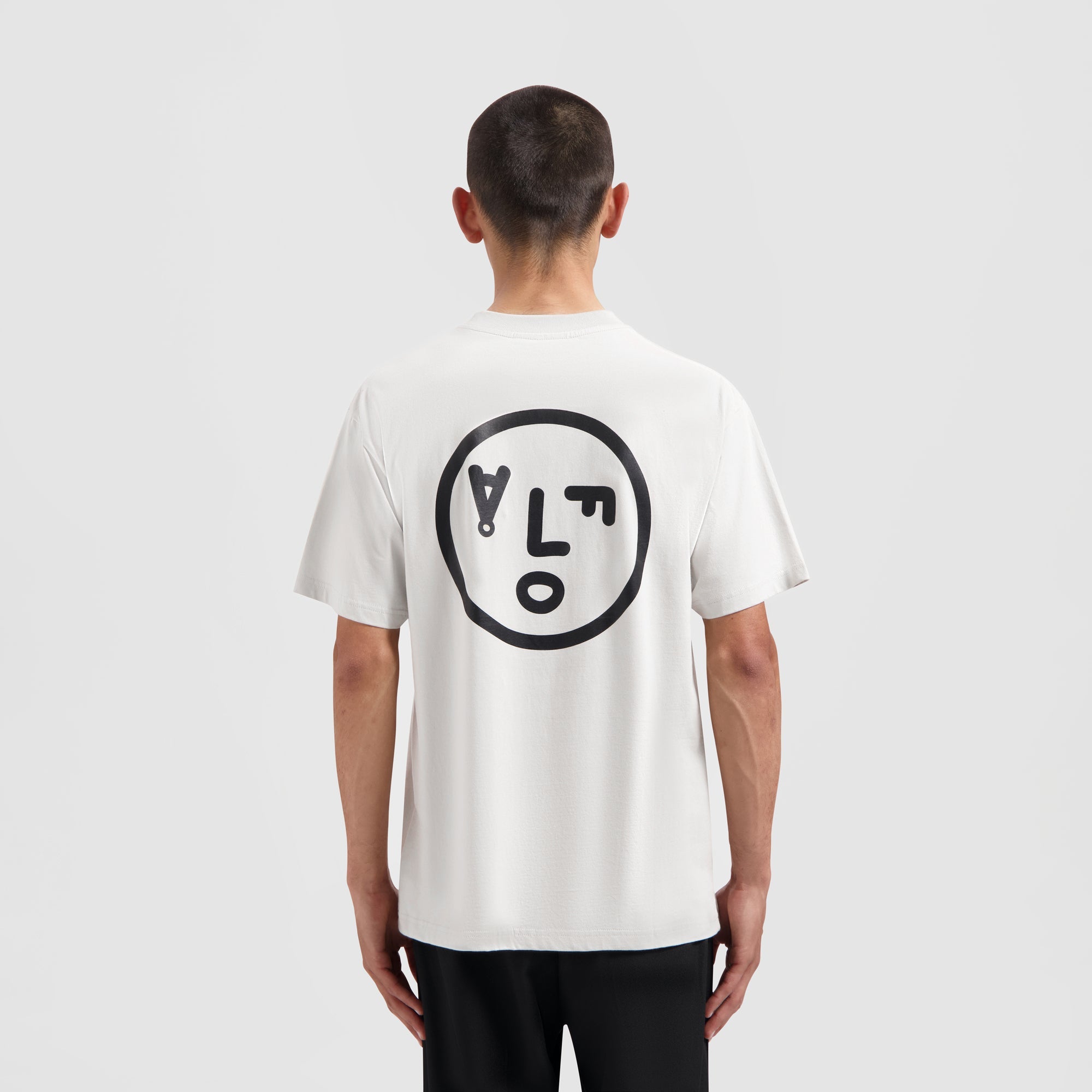 ØLÅF Face T-shirt Optical White