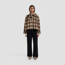 WOOL HOODED SCARF van OLAF HUSSEIN — afbeelding 3 van 4