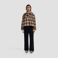 WOOL HOODED SCARF van OLAF HUSSEIN — afbeelding 3 van 4