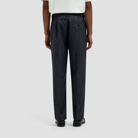 REGULAR PLEATED PANT van OLAF HUSSEIN in de kleur grijs — afbeelding 2 van 4