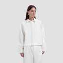 Retro Logo Boxy Shirt - Optical White