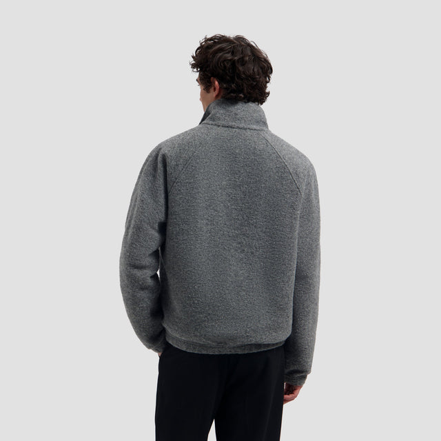 WOOL FLEECE ZIP JACKET
