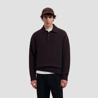 MICROSUEDE CAP van OLAF HUSSEIN in de uitvoering Chocolate — afbeelding 3 van 3