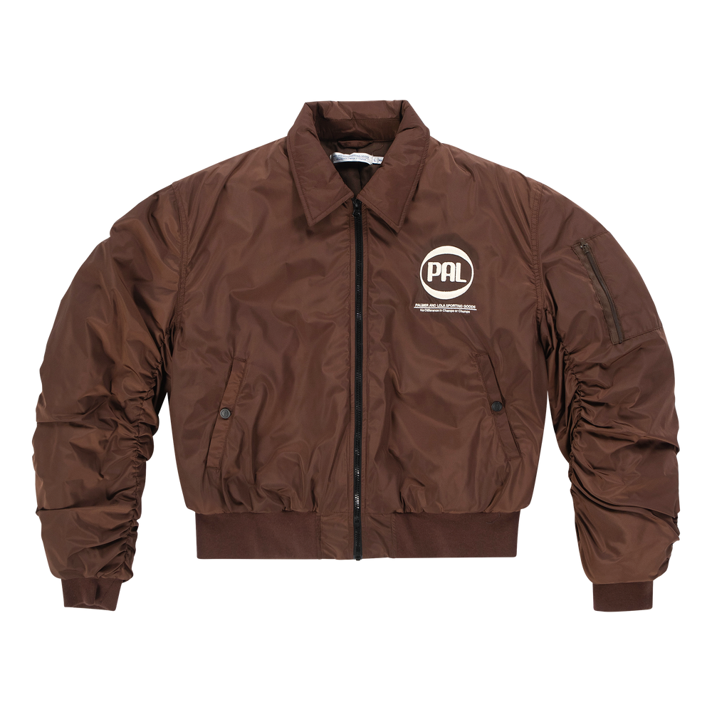 The Official PAL Sponsor Bomber Jacket | Deep Mahogany - Brown