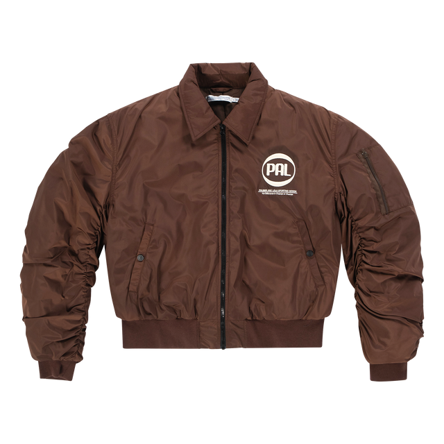 The Official PAL Sponsor Bomber Jacket | Deep Mahogany - Brown
