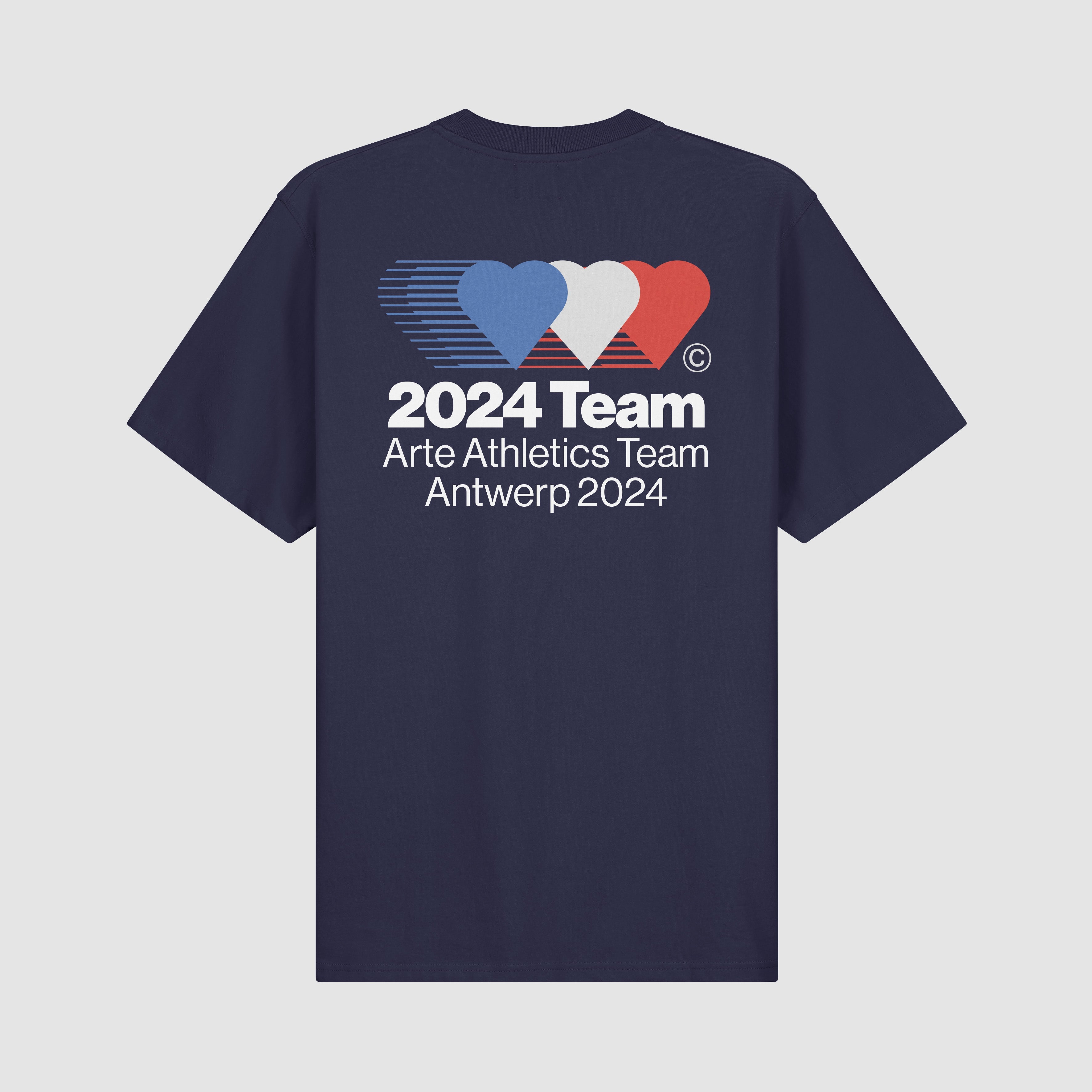 Arte Teo Back Team T-shirt - Navy