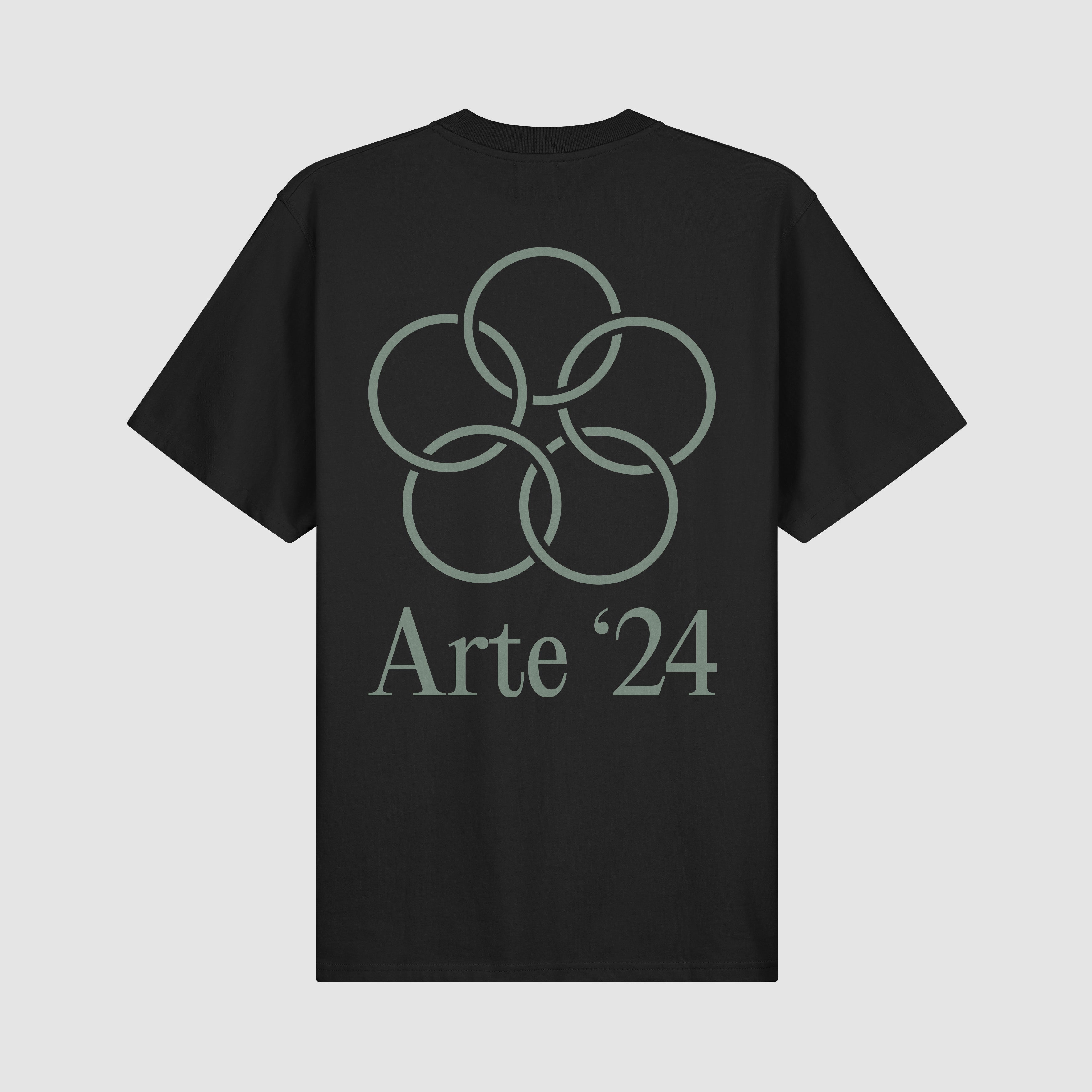 Arte Teo Back Rings T-shirt - Black