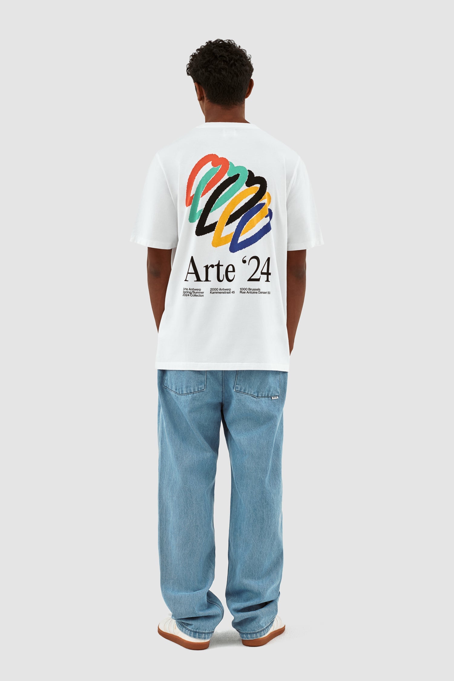 Arte Teo Back Hearts T-shirt - White