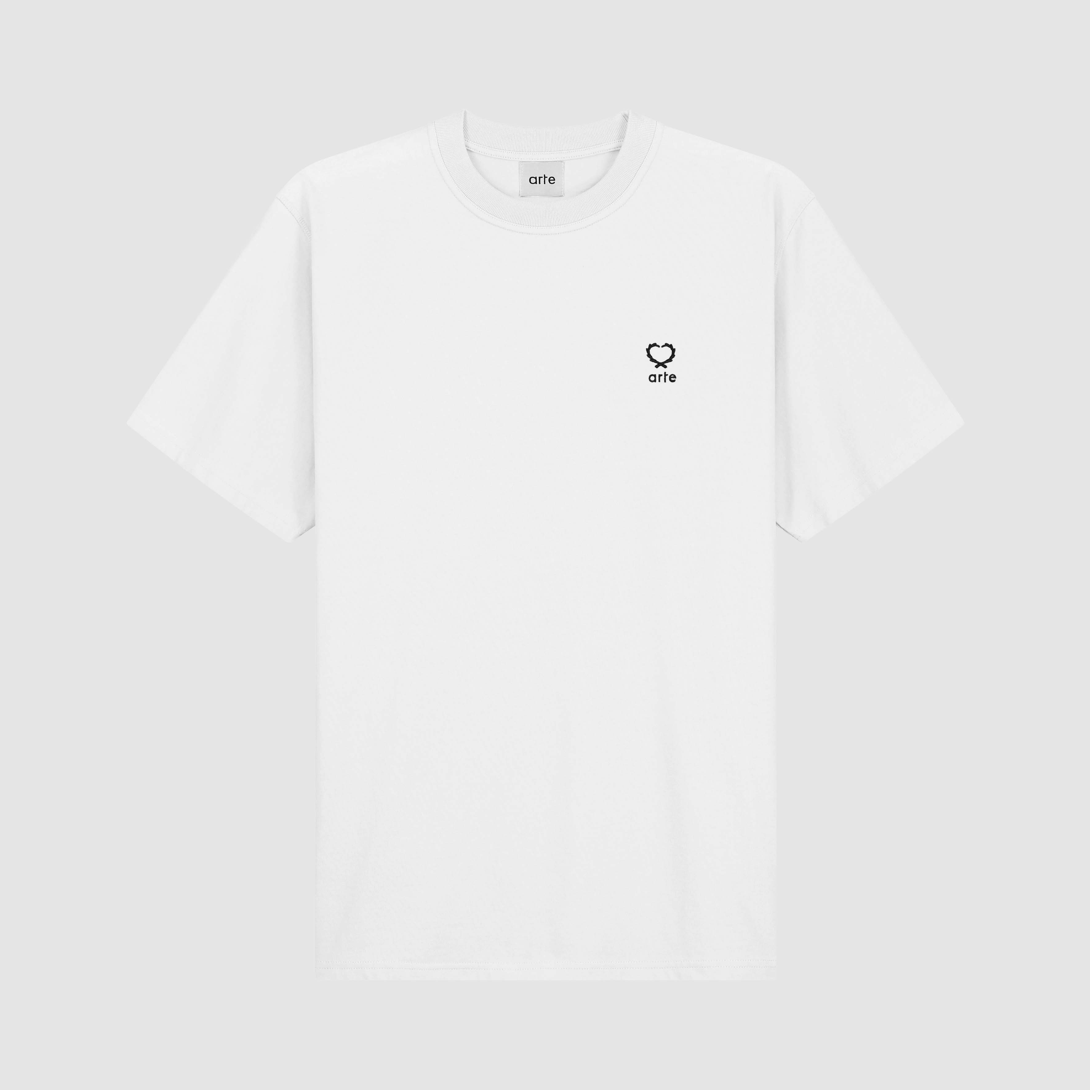 Arte Teo Small Heart T-shirt - White