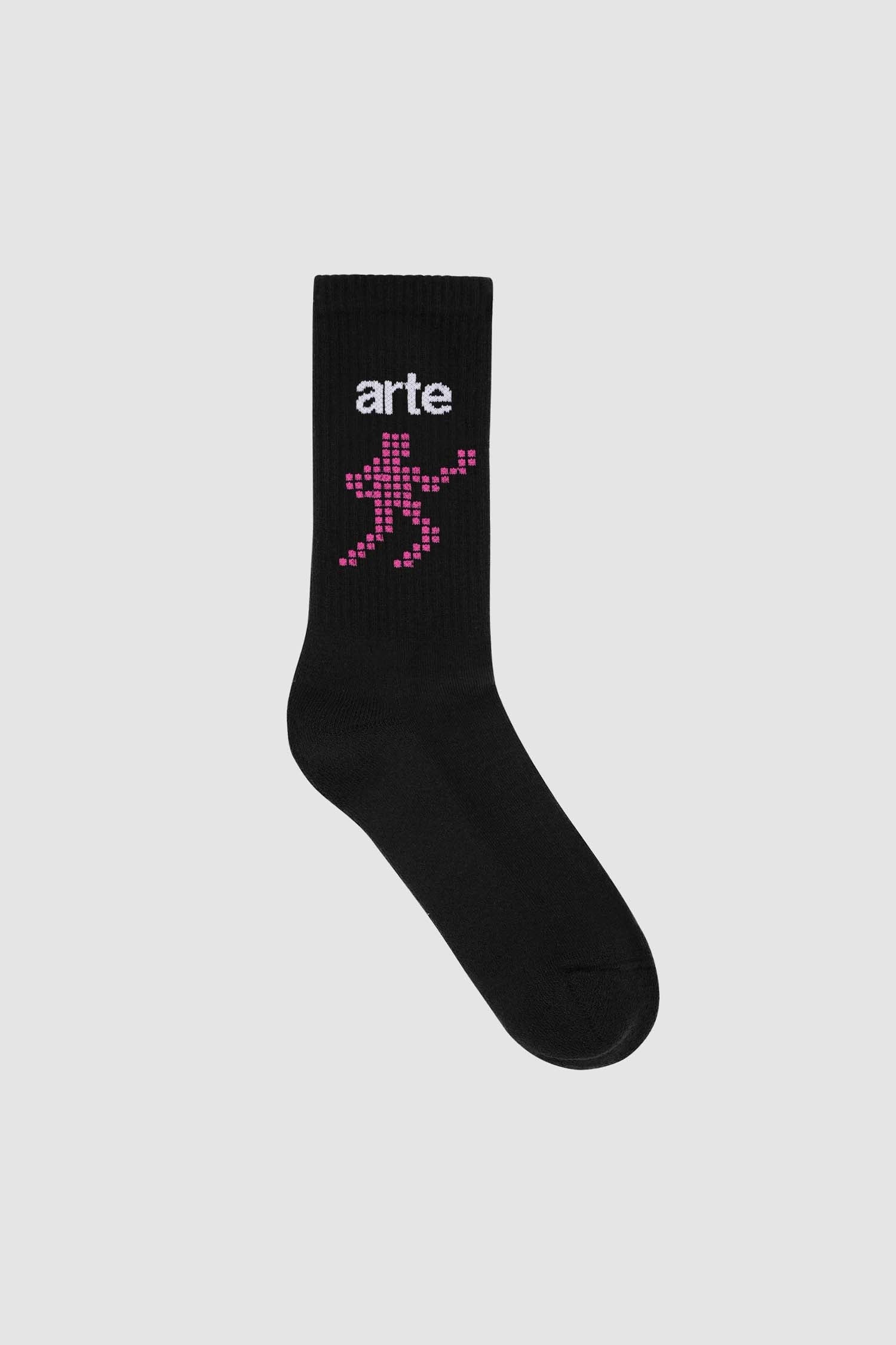 Arte Runner Socks - Black