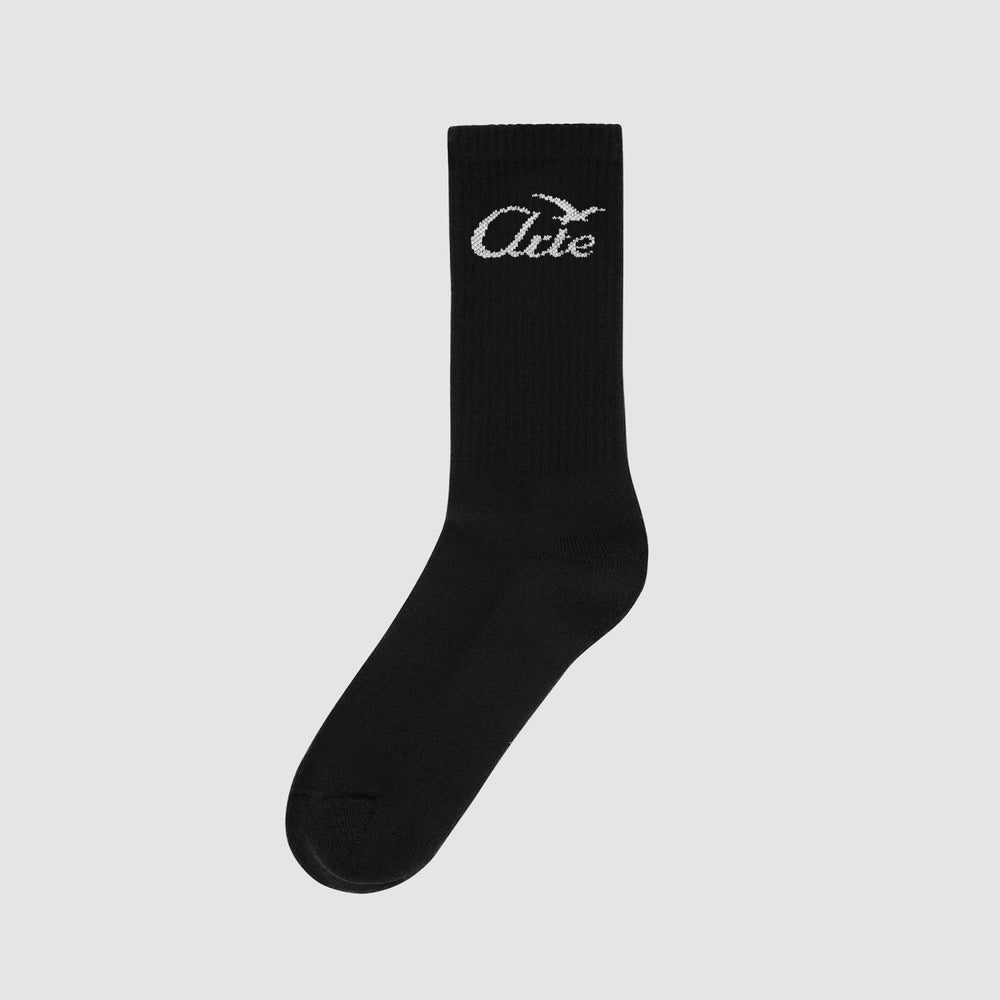 Bird Logo Socks - White