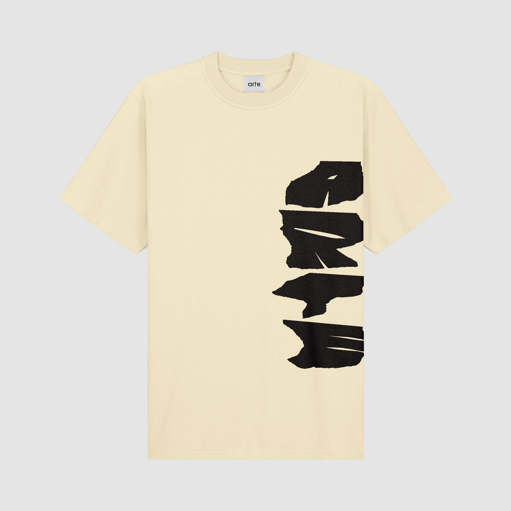 Side Logo T-shirt - Cream