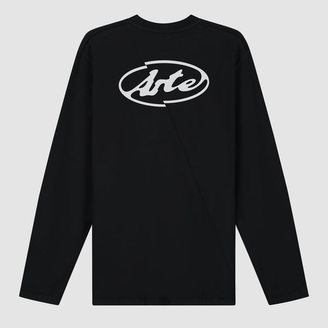 Back Circle Logo Longsleeve van Arte Antwerp in de kleur zwart