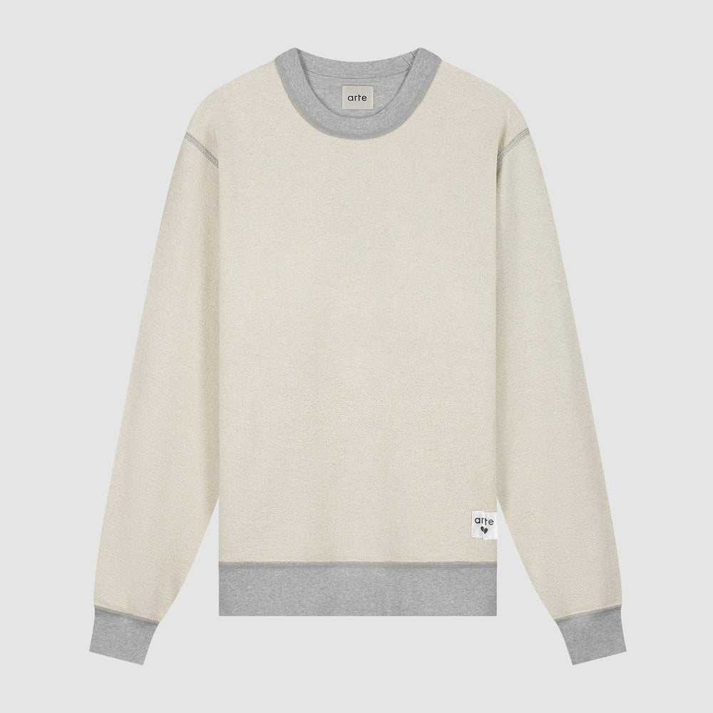 Reversible label Crewneck - Grey