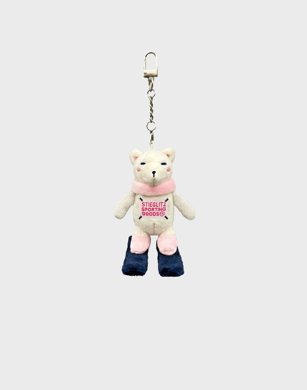 Stieglitz Sporting Keychain - White