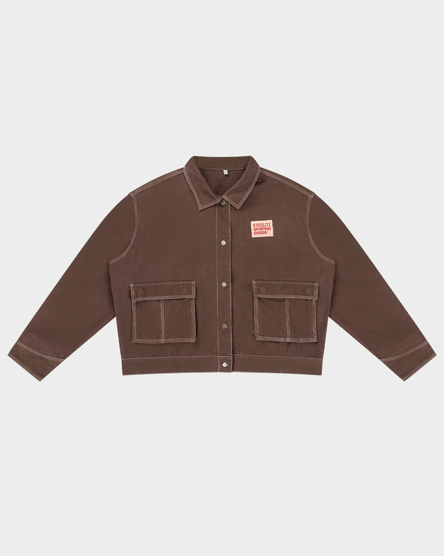Stieglitz Sporting Goods Jacket van Stieglitz in de kleur bruin
