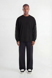 Don't Waste Culture Arturo Longsleeve — Black