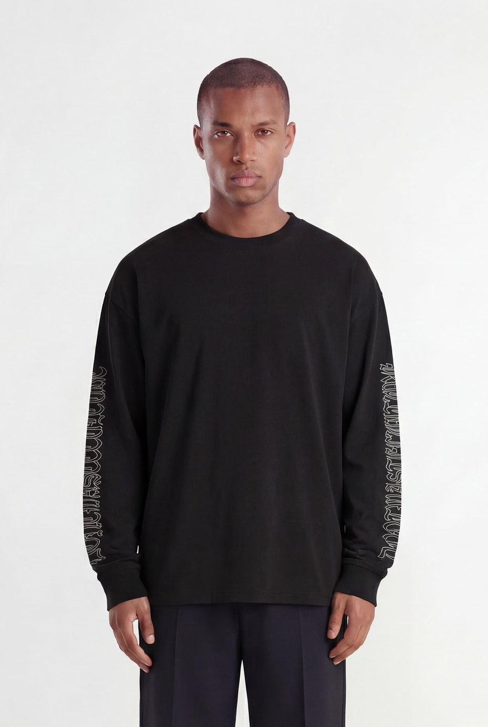 Don't Waste Culture Arturo Longsleeve — Black