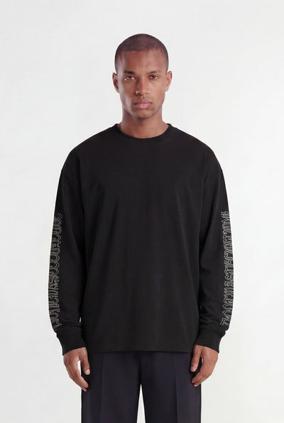 Don't Waste Culture Arturo Longsleeve — Black