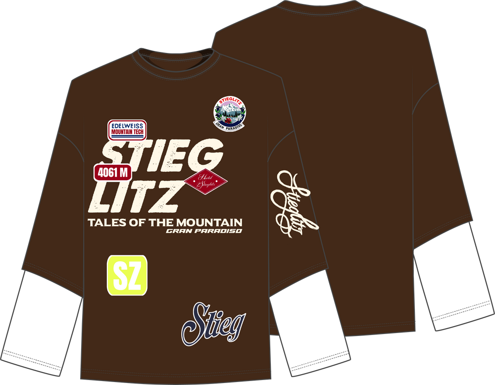 Daria Skate Double Longsleeve - Brown